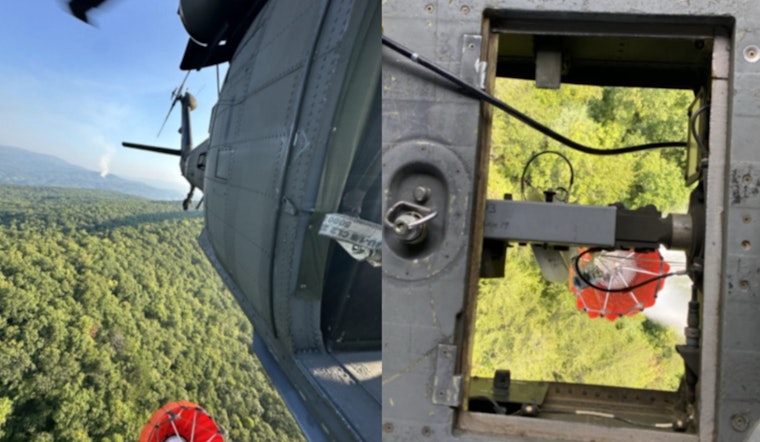 Tennessee National Guard Dispatches Blackhawks from Knoxville to Combat Great Smoky Mountains Wildfires