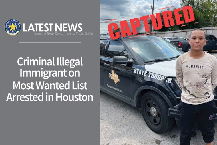 Texas' 10 Most Wanted Criminal Illegal Immigrant Caught for Aggravated Sexual Assault of a Child