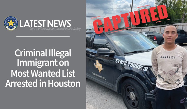 Texas' 10 Most Wanted Criminal Illegal Immigrant Caught for Aggravated Sexual Assault of a Child