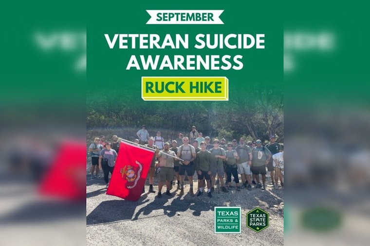 Texas State Parks to Host Second Annual Veteran Suicide Awareness Hike, Featuring Diverse Range of Healing Activities