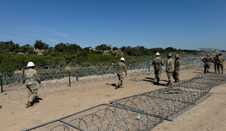 Texas Strengthens Border with Tripled Razor Wire as Part of Operation Lone Star, Claims Illegal Crossings Down by 85%