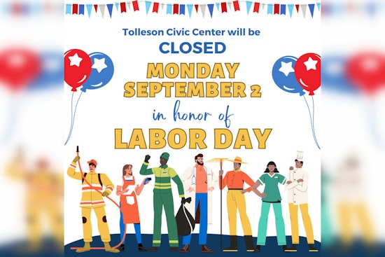 Tolleson City Offices to Close for Labor Day, Emergency Services to Remain Operational