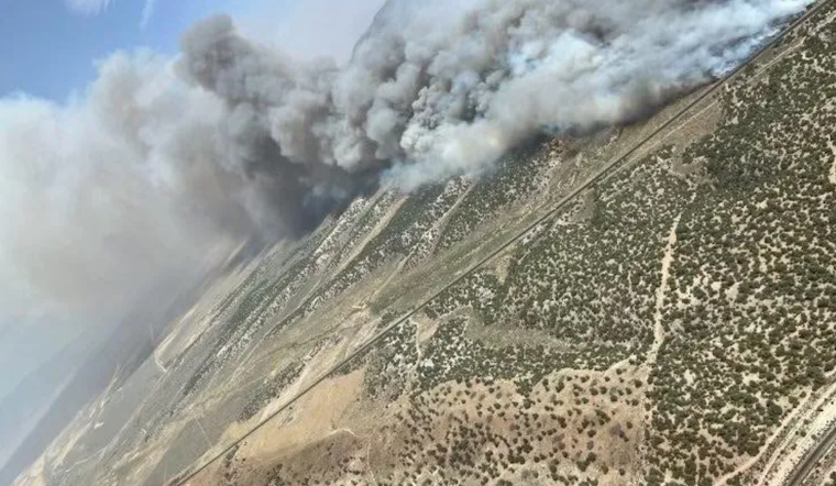Tooele County's Boulter Fire Remains Uncontained After Scorching 2,300 Acres, Favorable Conditions Aid Firefighters