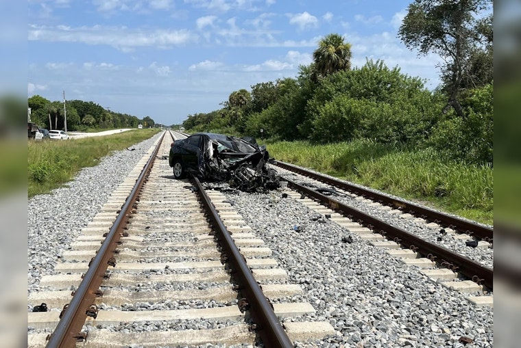 Torpey Road in St. Lucie County Closed After Brightline Train Strikes Car, No Injuries Reported