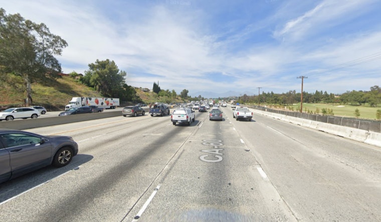 Traffic Snarled on WB 60 Freeway in Diamond Bar After Toy Hauler Overturns, Collisions with SUVs Cause Heavy Delays