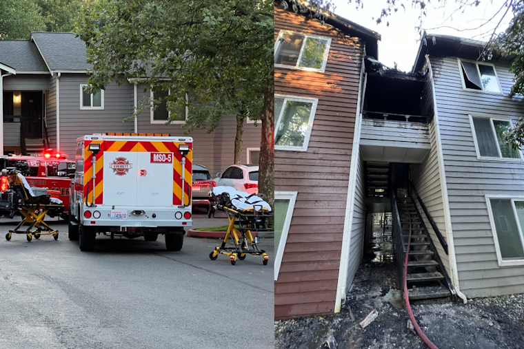 Two Injured, Multiple Units Damaged in Early Morning Fire at Everett Apartment Complex