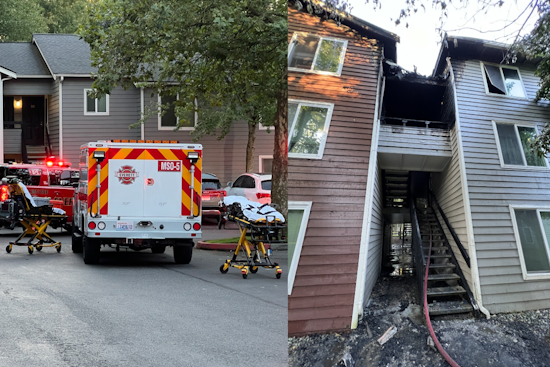 Two Injured, Multiple Units Damaged in Early Morning Fire at Everett Apartment Complex