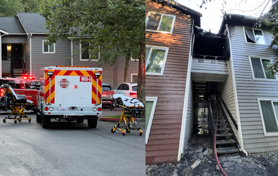 Two Injured, Multiple Units Damaged in Early Morning Fire at Everett Apartment Complex