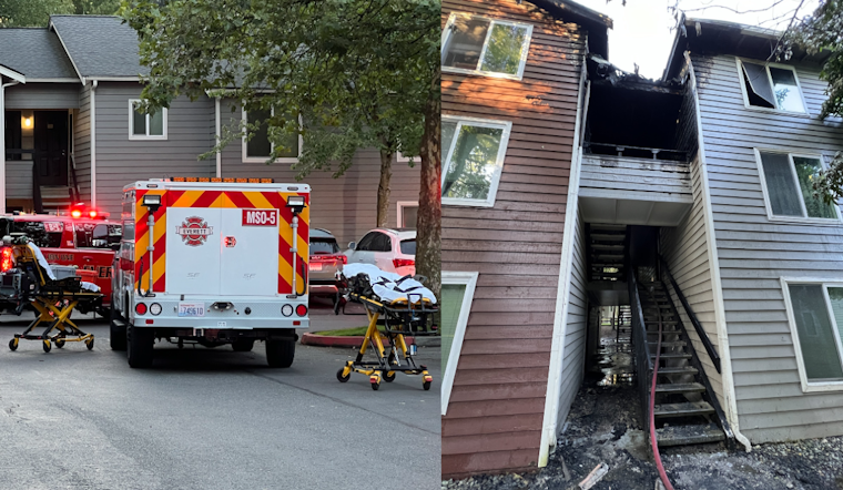 Two Injured, Multiple Units Damaged in Early Morning Fire at Everett Apartment Complex