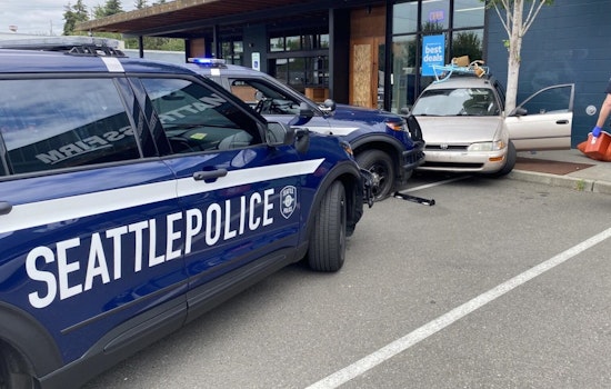 Two Seattle Officers Injured, Suspect Arrested After Stolen Vehicle Confrontation in Ballard