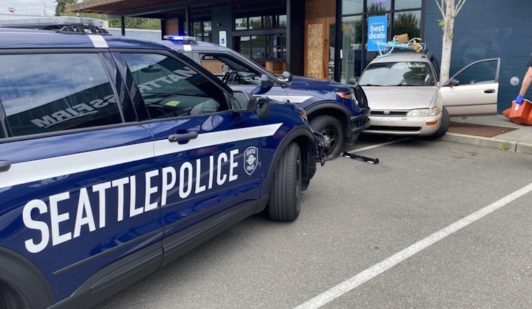 Two Seattle Officers Injured, Suspect Arrested After Stolen Vehicle Confrontation in Ballard