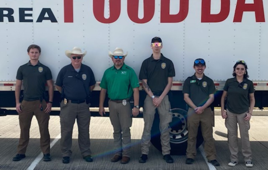 University of North Texas Police Step Up to Combat Food Insecurity at Tarrant Area Food Bank Event