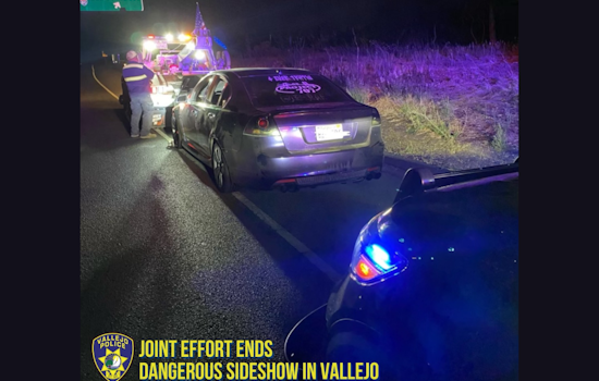 Vallejo Police Crack Down on Massive Sideshow Event, 14 Arrested and 4 Vehicles Towed