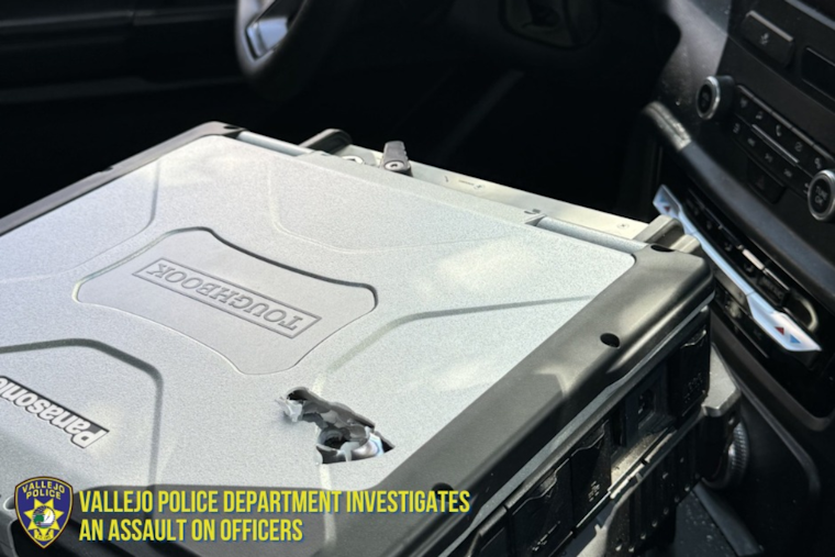 Vallejo Police Officers Unharmed After Patrol Vehicle Struck by Gunfire, Investigation Underway