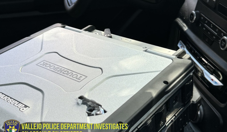 Vallejo Police Officers Unharmed After Patrol Vehicle Struck by Gunfire, Investigation Underway