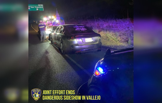 Vallejo Streets Turn Into Improvised Racetrack, Multiple Arrests and Tows After Late-Night Sideshow