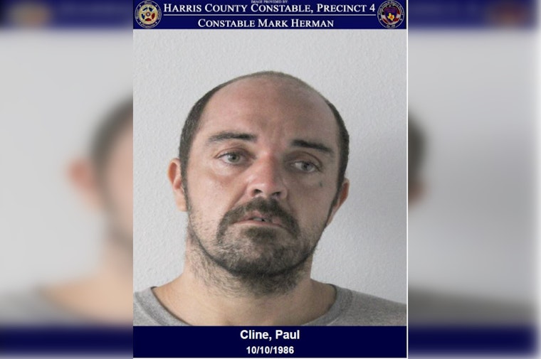 Wanted Felon Paul Cline Apprehended by Constable's Deputies in Harris County Following Suspicious Activity Alert