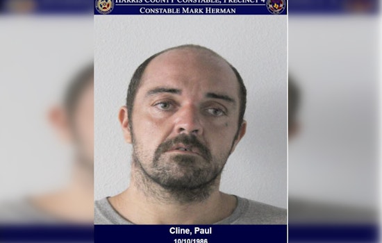 Wanted Felon Paul Cline Apprehended by Constable's Deputies in Harris County Following Suspicious Activity Alert