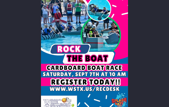 White Settlement Gears Up for Splashy Fun at 3rd Annual Rock the Boat Event on September 7th