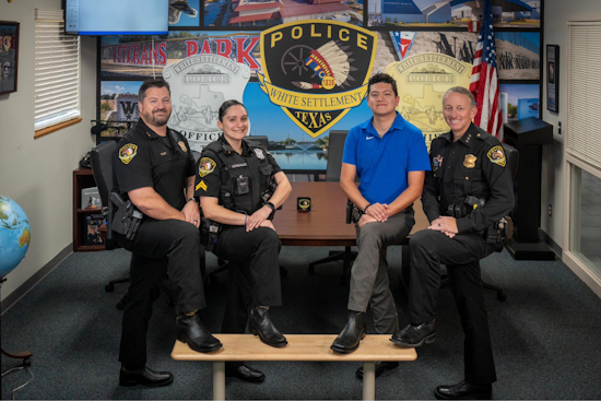 White Settlement Police Officers Don Hand-Crafted Western Boots Courtesy of Nocona's Fenoglio Boot Company