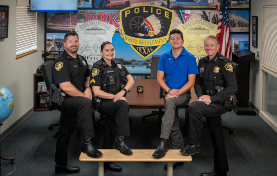 White Settlement Police Officers Don Hand-Crafted Western Boots Courtesy of Nocona's Fenoglio Boot Company