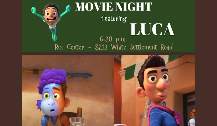 White Settlement Rec Center Dives into Family Fun with "Luca" Movie Night and Free SplashDayz Waterpark Tickets for Kids