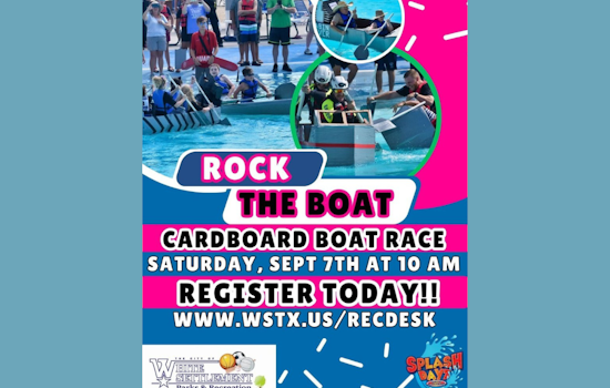White Settlement's 3rd Annual Rock the Boat Event to feature First Responders Siren Showdown on September 7th