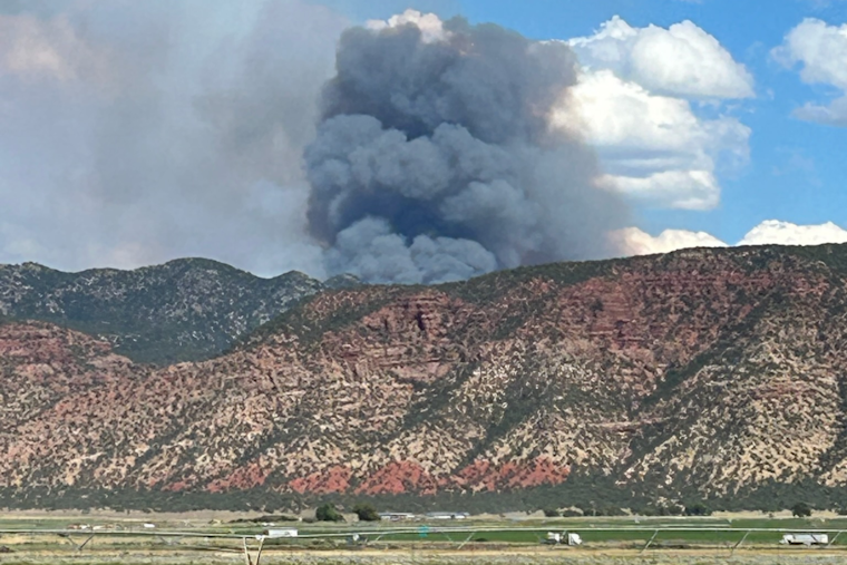 Wildfire Threatens Structures in Southern Utah, Swift Air Response Deployed Near Parowan