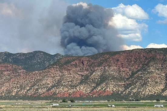 Wildfire Threatens Structures in Southern Utah, Swift Air Response Deployed Near Parowan