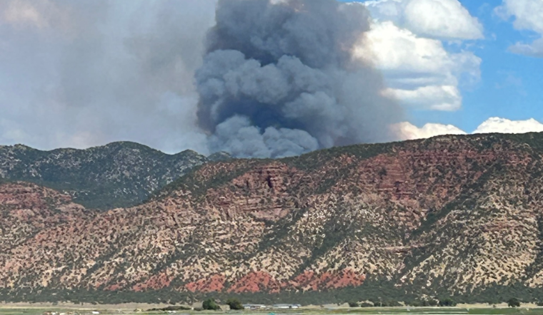 Wildfire Threatens Structures in Southern Utah, Swift Air Response Deployed Near Parowan