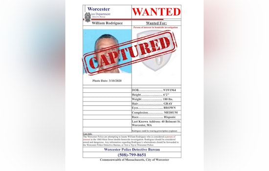 Worcester Stabbing Suspect Apprehended in New York Following Interagency Manhunt