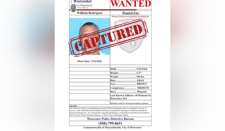 Worcester Stabbing Suspect Apprehended in New York Following Interagency Manhunt