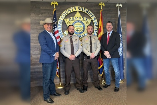 Yavapai County Sheriff's Office Celebrates Promotion of Dedicated Officers Warburton and Dickinson