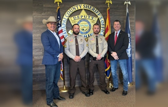 Yavapai County Sheriff's Office Celebrates Promotion of Dedicated Officers Warburton and Dickinson
