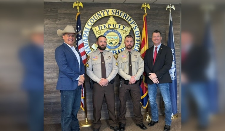 Yavapai County Sheriff's Office Celebrates Promotion of Dedicated Officers Warburton and Dickinson