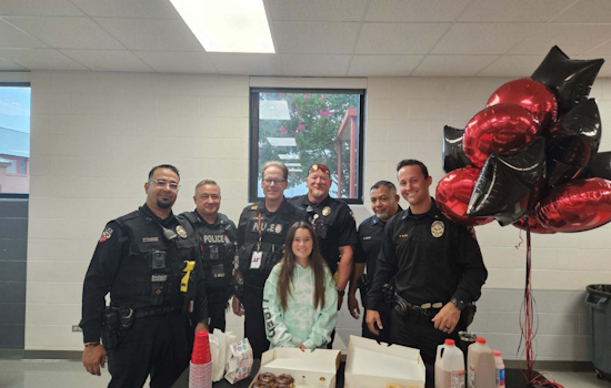 Young Community Member Joins Argyle ISD Police for Donut Breakfast Event in Support of Local Hero