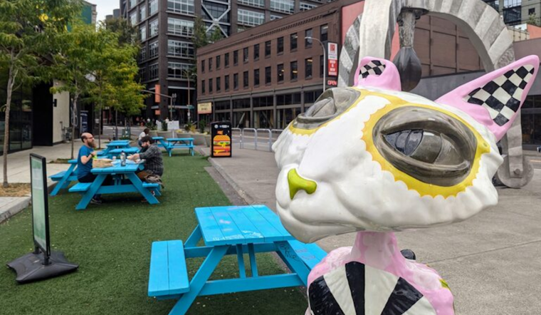 "Keep Portland Weird" Cat Statue Missing from Waterfront Art Installation
