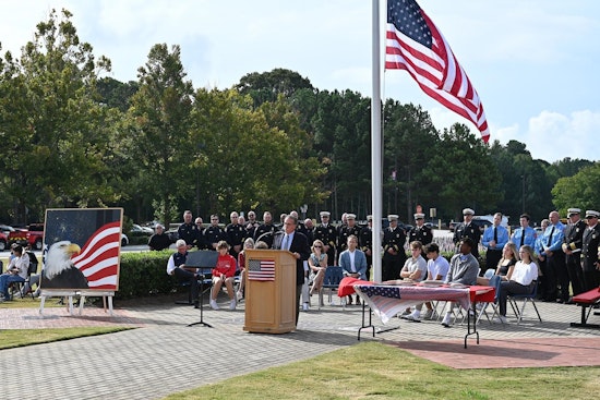 9/11 Survivor Marc Caruso Encourages Remembrance at Milton High School Memorial Event