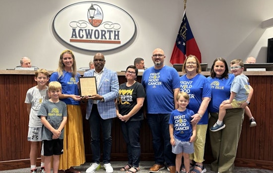 Acworth City Council Declares September Childhood Cancer Awareness Month in Support of Mighty Millie Foundation