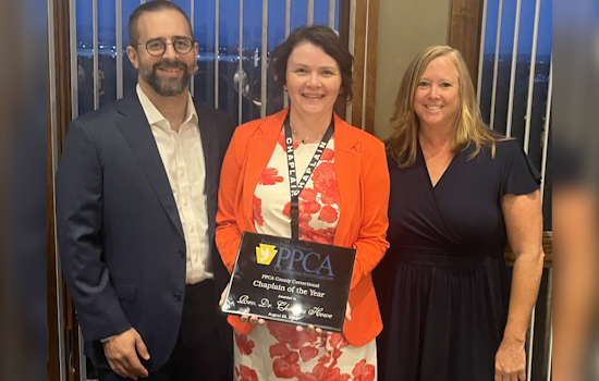 Allegheny County Jail Chaplain Honored by PPCA as County Correctional Chaplain of the Year