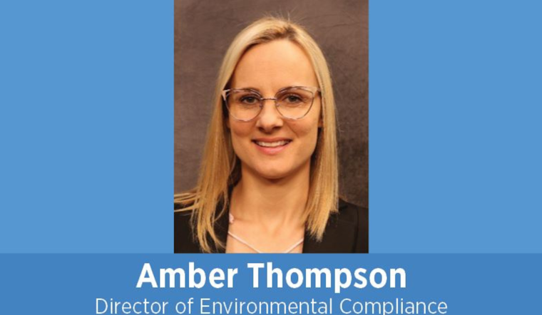 Amber Thompson Takes Helm as Garland's New Director of Environmental Compliance Amid City Growth