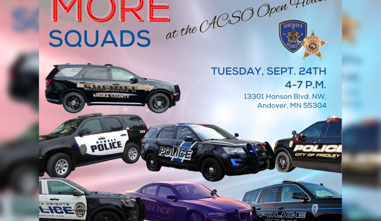 Anoka County Sheriff's Office Welcomes Community to Open House with Food and Fun on September 24th