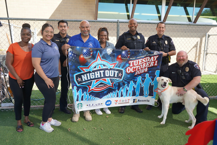 Arlington Invites Residents to National Night Out and to Adopt Heartworm Positive Lab Mix, Beanie