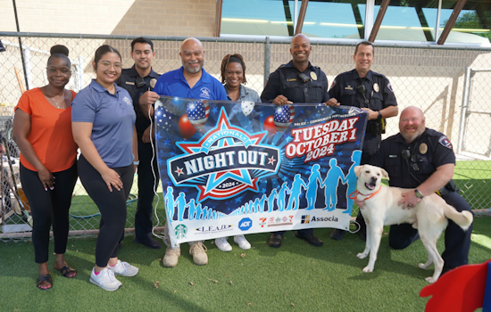 Arlington Invites Residents to National Night Out and to Adopt Heartworm Positive Lab Mix, Beanie