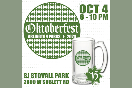 Arlington Parks Unveils Limited-Edition Steins for Oktoberfest Celebrants
