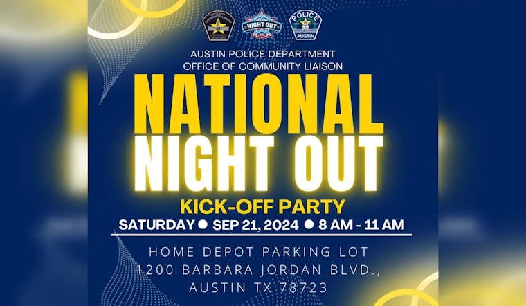 Austin Police Amplify Community Unity and Safety at National Night Out Kick-Off Party