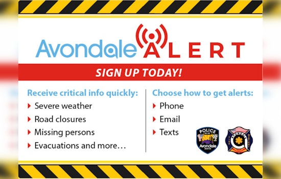 Avondale to Conduct Comprehensive Test of Emergency Alert System on September 25