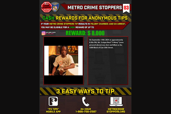 Baltimore Police Seek Public Help to Find Suspect in Errique Neal's Unsolved Homicide Case