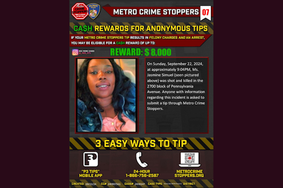 Baltimore Police Seek Public Help to Solve the Murder of 33-Year-Old Jasmine Simuel on Pennsylvania Avenue