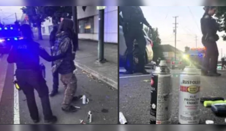 Beaverton Man Arrested After Graffiti Spree, Faces Multiple Charges in Portland